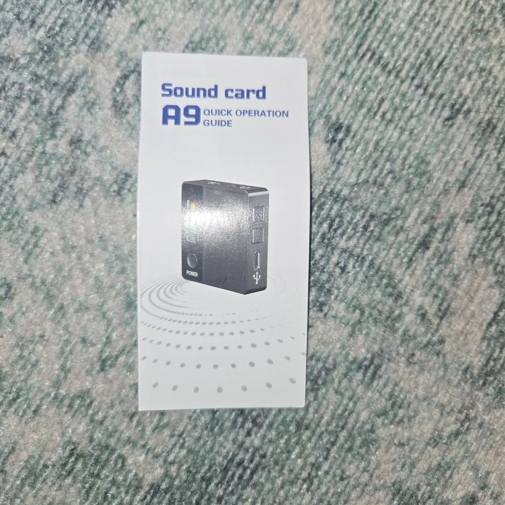 A9 Sound Card Audio Mixer Voice Changer Live Streaming Karaoke